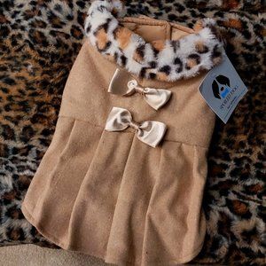 Pet Coat Dog or Cat Classy Cheetah sz med ea New w/ Tag!